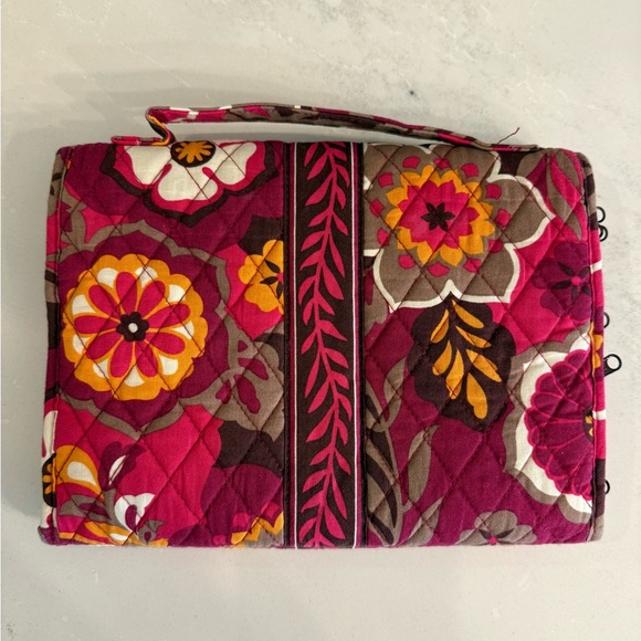 Vera Bradley Retired Y2K Carnaby Jewelry Book Folio Makeup Travel Organizer Bag - Picture 3 of 9